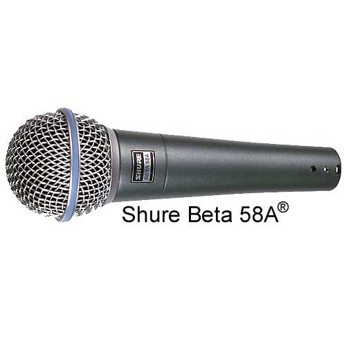 Shure Beta 58A Vocal Mic